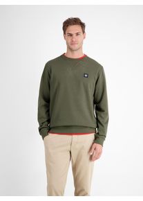 Sweatshirt Lerros "Urbaner Sweatshirtstyle f&uuml;r Herren", Herren, Gr. M, nordic olive, 50% Baumwolle, 50% Polyester, Sweatshirts Sweatshirt