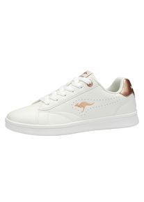 Sneaker Kangaroos "K-TEN ADORE", Damen, Gr. 41, wei&szlig;, rose gold, Synthetik, Schuhe Sneaker