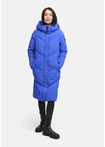 Winterjacke Marikoo "Marikoo Teonaa 16 Steppmantel N101", Damen, Gr. XXL, blau (galaxy blau), Obermaterial: 100% Polyester PES., Jacken Winterjacke