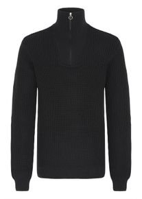 Troyer Blend "Troyer BHDENO HALFZIPP", Herren, Gr. XL, schwarz, Obermaterial: 50% Baumwolle CO. 50% Polyacryl PAN., Pullover Troyer