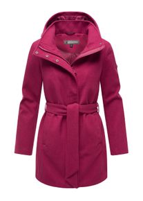 Kurzmantel Marikoo "Kurzmantel Katalinaa 16", Damen, Gr. XXL, lila (berry wine), Obermaterial: 90% Polyester PES. 10% Elasthan EL. Obermaterial: Futter: 100% Polyester PES., M&auml;ntel Kurzmantel