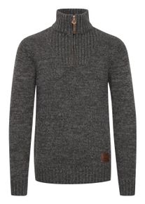 !Solid Troyer SOLID "Troyer SDPhilostrate", Herren, Gr. M, grau (dunkelgrau), Obermaterial: 100% Baumwolle CO., Pullover Troyer