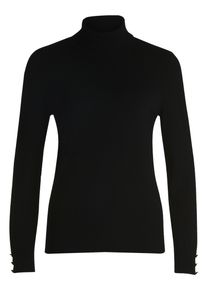 Rollkragenpullover Betty Barclay "Rollkragenpullover langarm", Damen, Gr. 44, schwarz, Obermaterial: 80% Viskose CV. 20% Polyamid PA., Pullover Rollkragenpullover