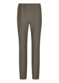 Chinohose GOLDNER "Bengalinhose LOUISA in Denim-Optik", Damen, Gr. 46, N-Gr, gr&uuml;n (salbei), Obermaterial: 78% Baumwolle CO. 18% Polyester PES. 4% Elasthan EL., Hosen Chinohose