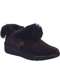 Hausschuh Josef Seibel "Tara 04, aubergine", Damen, Gr. 37, lila (aubergine), Obermaterial: 100% Lammfell LF., Schuhe Hausschuh
