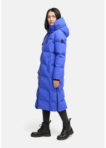 Winterjacke Marikoo "Marikoo Tikoraa Damen lange Winterjacke Steppjacke N102", Damen, Gr. XS, blau (galaxy blau), Obermaterial: 100% Polyester PES., Jacken Winterjacke