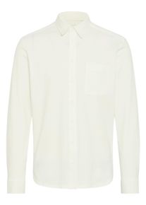 Langarmhemd Blend "Langarmhemd BHAlo", Damen, Gr. XXL, N-Gr, wei&szlig; (snow wei&szlig;), Obermaterial: 96% Baumwolle CO. 4% Elasthan EL., Hemden Langarmhemd