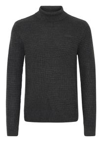 Rollkragenpullover Blend "Rollkragenpullover BHMPatta", Herren, Gr. S, grau (pewter mix), Obermaterial: 100% Polyacryl PAN., Pullover Rollkragenpullover