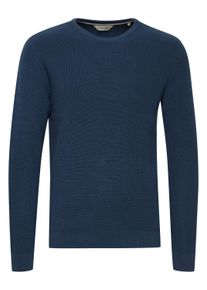 Strickfleece-Pullover 11 Project "Strickpullover PREdwin", Herren, Gr. 3XL, blau (marineblaus), Obermaterial: 100% Baumwolle CO., Pullover Strickfleece-Pullover