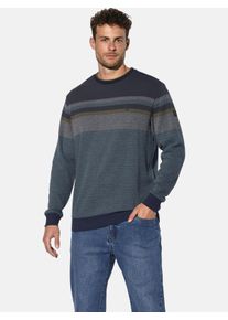 Sweatshirt Babista "Sweatshirt MELDIN", Herren, Gr. XXL, blau (dunkelblau melange), Obermaterial: 100% Baumwolle CO., Sweatshirts Sweatshirt