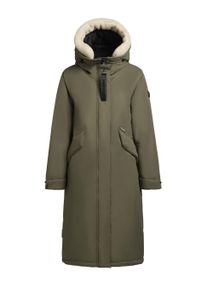 Wintermantel Khujo "Wintermantel Agneta-YM", Damen, Gr. S, gr&uuml;n (light moss gr&uuml;n), Obermaterial: 100% Polyester PES. Obermaterial: Futter: 100% Nylon NY. 100% Polyester PES., M&auml;ntel Wintermantel