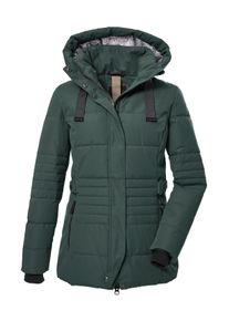 G.I.G.A. by Killtec Steppjacke "GW 25 WMN QLTD JCKT", Damen, Gr. 44, gr&uuml;n, Obermaterial: 88% Polyester, 12% Baumwolle;Futter: 100% Polyester;F&uuml;llung: 100% Polyester, G.I.G.A. DX BY KILLTEC, Jacken Steppjacke, Taillierte Winterjacke, wasserabweisend, winddicht, abnehmbare Kapuze