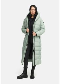 Winterjacke Marikoo "Marikoo Pakoraa 16 Steppmantel N088", Damen, Gr. XXL, gr&uuml;n (smokeymint), Obermaterial: 100% Polyester PES., Jacken Winterjacke