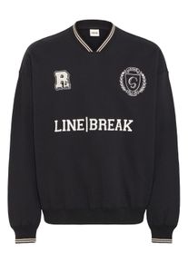 !Solid Longpullover SOLID "Sweatshirt SDSTRATTON", Herren, Gr. XXL, schwarz (true schwarz), Obermaterial: 100% Baumwolle CO., Pullover Longpullover