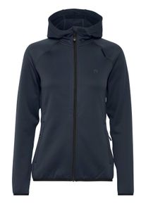 Fleecejacke North Bend "Fleecejacke NBBerta", Damen, Gr. 40, blau (navy blazer), Obermaterial: 95% Polyester PES. 5% Elasthan EL., regular fit, Jacken Fleecejacke
