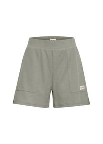 Shorts oxmo "Shorts OXWim", Damen, Gr. S, N-Gr, gr&uuml;n (seagrass), Obermaterial: 57% Baumwolle CO. 43% Polyester PES., Hosen Shorts