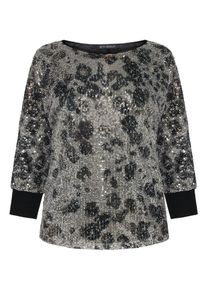 Schlupfbluse Betty Barclay "Schlupfbluse mit Fledermaus&auml;rmeln", Damen, Gr. 46, beige (beige, taupe), Obermaterial: 95% Polyester PES. 5% Elasthan EL., Blusen Schlupfbluse