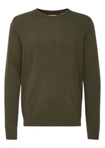 Strickfleece-Pullover Blend "Strickpullover BHPullover", Herren, Gr. M, gr&uuml;n (forest night), Obermaterial: 78% Viskose CV. 22% Polyester PES., Pullover Strickfleece-Pullover