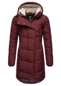 Wintermantel Ragwear "Wintermantel Pavla", Damen, Gr. L, rot (wine rot22), Obermaterial: 100% Polyester PES. Obermaterial: Futter: 100% Polyester PES. 100% Polyester PES., M&auml;ntel Wintermantel