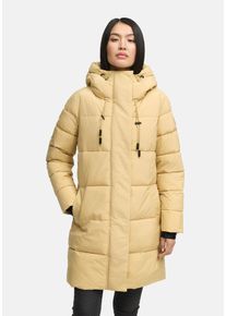 Winterjacke Marikoo "Marikoo Kaituu Damen Winter Steppjacke N008", Damen, Gr. XL, beige (sand), Obermaterial: 100% Polyester PES., Jacken Winterjacke