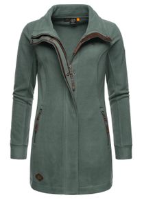 Kapuzensweatjacke Ragwear "Fleecejacke Letrice Fleece", Damen, Gr. M, gr&uuml;n (pine gr&uuml;n), Obermaterial: 100% Polyester PES., Sweatjacken Kapuzensweatjacke