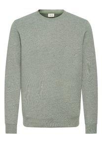 !Solid Longpullover SOLID "Sweater SDSIMSA", Herren, Gr. M, gr&uuml;n (climbing ivy melange), Obermaterial: 65% Polyester PES. 35% Baumwolle CO., Pullover Longpullover