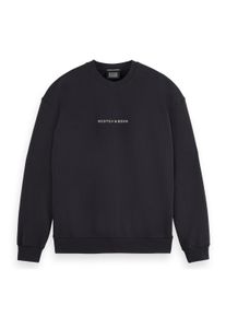 Scotch & Soda Sweatshirt SCOTCH & SODA "Sweatshirt CORE - Logo Front Chest Sweat", Herren, Gr. XXL, schwarz, Obermaterial: 100% Baumwolle CO., Sweatshirts Sweatshirt
