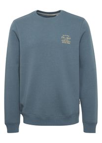 Rundhalspullover Blend "Rundhalspullover BHSweatshirt", Herren, Gr. XL, blau (orion blau), Obermaterial: 55% Polyester PES. 45% Baumwolle CO., unifarben, Pullover Rundhalspullover