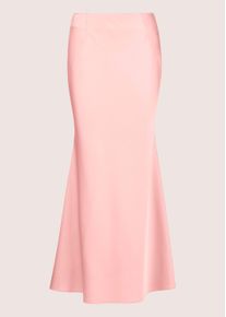 Madeleine Mode Midirock MADELEINE "Satinrock Eleganter Maxirock f&uuml;r festliche Anl&auml;sse", Damen, Gr. 36, rosa (puderros&eacute;), Obermaterial: 100% Polyester PES., Modern, normal, R&ouml;cke Midirock, Langer Satinrock in A-Linie