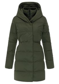 Steppmantel Ragwear "Steppmantel Niani YOUMODO", Damen, Gr. 4XL, gr&uuml;n (schwarz olive), Obermaterial: 100% Polyester PES. Obermaterial: Futter: 100% Polyester PES. 100% Polyester PES., M&auml;ntel Steppmantel
