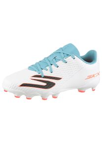 Fu&szlig;ballschuh Skechers "JR YOUTH FG, Skechers Skx_2 Jr Youth Mg", Kinder, Gr. 36, wtqp wei&szlig;, Lederimitat, Schuhe Fu&szlig;ballschuh, Kunstrasenschuh unterst&uuml;tzt multidirektionale Bewegungen