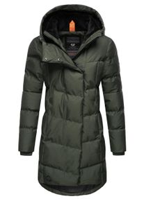 Wintermantel Ragwear "Wintermantel Pavla", Damen, Gr. M, gr&uuml;n (schwarz olive24), Obermaterial: 100% Polyester PES. Obermaterial: Futter: 100% Polyester PES. 100% Polyester PES., M&auml;ntel Wintermantel