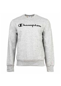 Sweatshirt Champion "Sweatshirt Crewnneck Sweatshirt Soft Compact Basic", Herren, Gr. L, grau (hellgrau), Obermaterial: 55% Baumwolle CO. 45% Polyester PES., Sweatshirts Sweatshirt