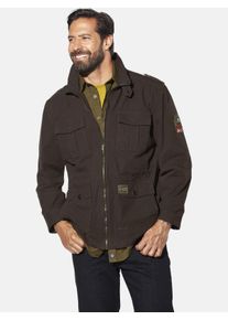 Fieldjacket Jan Vanderstorm "Fieldjacket BROR", Herren, Gr. 78, braun, Obermaterial: 100% Baumwolle CO., comfort fit, Jacken Fieldjacket, in modischer Used-Optik