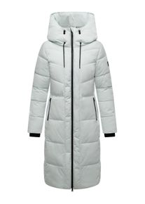 Steppmantel Navahoo "Steppmantel Schokokuss XIV", Damen, Gr. S, blau (ice blau), Obermaterial: 92% Nylon NY. 8% Elasthan EL. Obermaterial: Futter: 100% Polyester PES. 100% Polyester PES., M&auml;ntel Steppmantel