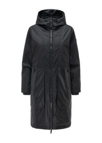 Langmantel Navahoo "Langmantel Edelumhang 14", Damen, Gr. XXL, schwarz, Obermaterial: 60% Polyester PES. 40% Polyurethan PU. 100% Polyester PES. Obermaterial: Futter: 100% Polyester PES. 100% Polyester PES., M&auml;ntel Langmantel