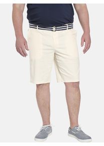 Bermudas CHARLES COLBY "Tiefbundbermuda BARON TRENT", Herren, Gr. 56, N-Gr, beige, Obermaterial: 97% Baumwolle CO. 3% Elasthan EL., comfort fit, Hosen Bermudas