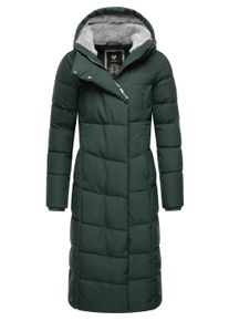 Steppmantel Ragwear "Steppmantel Pavla Extralong", Damen, Gr. 4XL, gr&uuml;n (dunkelgr&uuml;n), Obermaterial: 100% Polyester PES. Obermaterial: Futter: 100% Polyester PES. 100% Polyester PES., M&auml;ntel Steppmantel