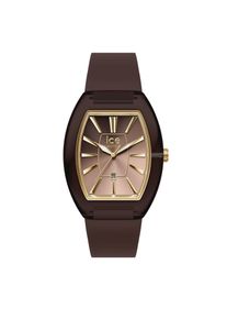 Ice Watch Quarzuhr ICE-WATCH "ICE boliday - Dome - Small - 3H + Date", dunkelbraun, Armbanduhren, Damen, Quarzuhr, Armbanduhr, Damenuhr, analog, Datum, Silikonarmband