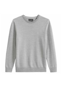 Marc O'Polo Sweater MARC O'POLO "Strickpullover Pullover Regular Small-Logo 1er Pack", Herren, Gr. S, grau, Obermaterial: 100% Baumwolle CO., Sweatshirts Sweater