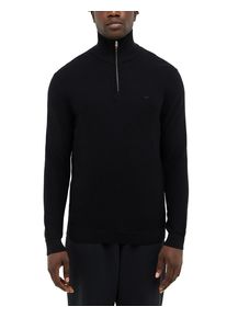 Cardigan Mustang "Herren Style Everett", Herren, Gr. 3XL, anthrazit, Strick, 100% Baumwolle, regular fit, Strickjacken Cardigan