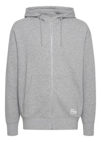 !Solid Sweatjacke SOLID "Sweatjacke SDLenz", Herren, Gr. XL, grau (light grau melange), Obermaterial: 60% Baumwolle CO. 40% Polyester PES., Sweatjacken Sweatjacke