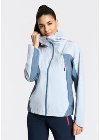 Regenjacke CMP, Damen, Gr. 36, sky blau, Obermaterial: 100% Polyester, Jacken Regenjacke, mit regulierbarer Kapuze, Zwei-Lagen-Konstruktion, &Uuml;bergangsjacke