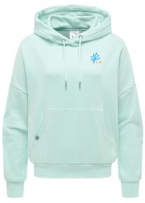 Kapuzenpullover Ragwear "Kapuzenpullover Pirita PP", Damen, Gr. S, gr&uuml;n (mint), Obermaterial: 70% Baumwolle CO. 30% Polyester PES., hoch geschlossener Ausschnitt, &Auml;rmel ohne &Auml;rmelschlitz Rippb&uuml;ndchen, Pullover Kapuzenpullover