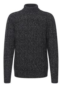 Rollkragenpullover Casual Friday "Rollkragenpullover CFKarl", Herren, Gr. XXL, blau (schwarz navy melange), Obermaterial: 34% Polyacryl PAN. 29% Polyamid PA. 27% Baumwolle CO. 10% Wolle WO., gemustert, normal, Pullover Rollkragenpullover