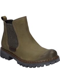 Stiefelette Josef Seibel "Marta 03, oliv-kombi", Damen, Gr. 37, gr&uuml;n (oliv, kombi), Obermaterial: 100% Rindsleder Leather cow., Schuhe Stiefelette