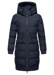 Steppmantel Ragwear "Steppmantel Briosh", Damen, Gr. XL, blau (navy), Obermaterial: 100% Polyester PES. Obermaterial: Futter: 100% Polyester PES. 100% Polyester PES., M&auml;ntel Steppmantel