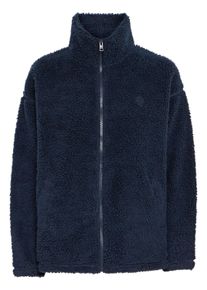 Fleecejacke oxmo "Fleecejacke OXTOVINE", Damen, Gr. XS, blau (total eclipse), Obermaterial: 100% Polyester PES., Jacken Fleecejacke