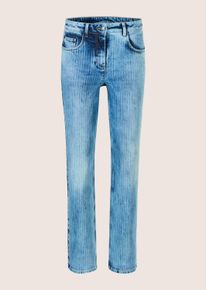 Madeleine Mode Regular-fit-Jeans MADELEINE "Jeans High Waist Five-Pocket-Jeans", Damen, Gr. 44, N-Gr, beige (bleached), Obermaterial: 99% Baumwolle CO. 1% Elasthan EL., Jeans Regular-fit-Jeans