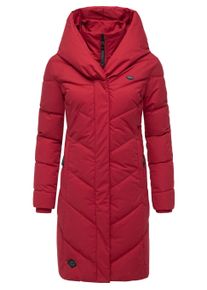 Steppmantel Ragwear "Steppmantel Natalka", Damen, Gr. XXL, rot (dunkelrot25), Obermaterial: 100% Polyester PES. Obermaterial: Futter: 100% Polyester PES. 100% Polyester PES., M&auml;ntel Steppmantel